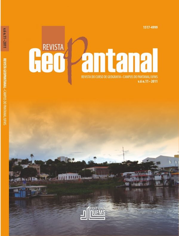 Revista Geopantanal: Revista do Curso de Geografia – volume 6, número 11 . 2011
