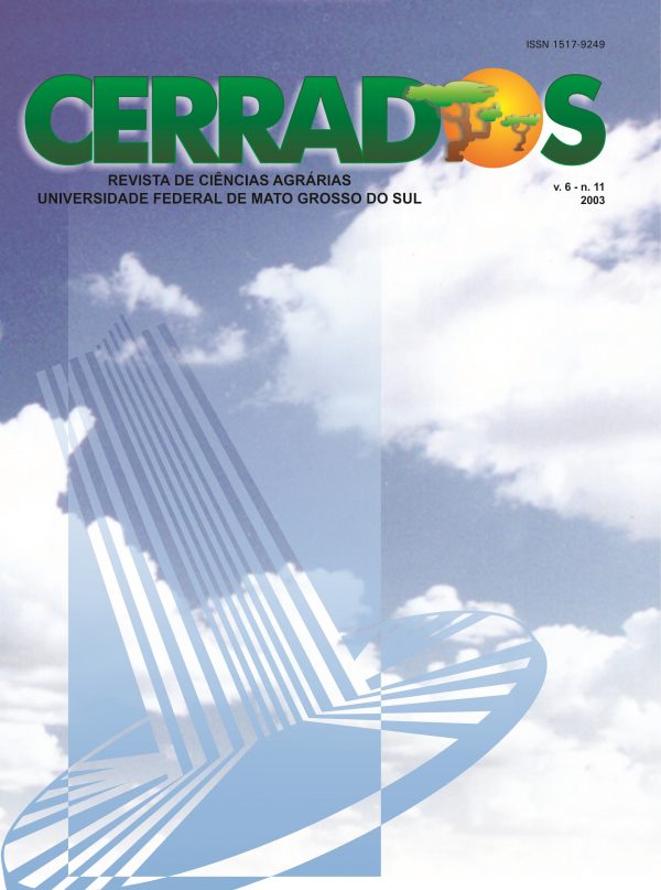 Revista Cerrados de Ciências Agrárias  volume 6, número 11