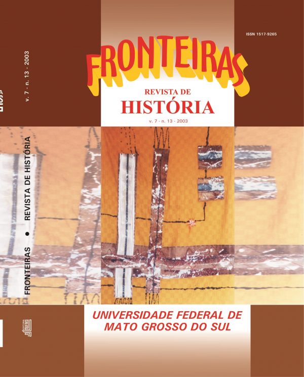 Revista Fronteiras de História UFMS    volume 7, número 13