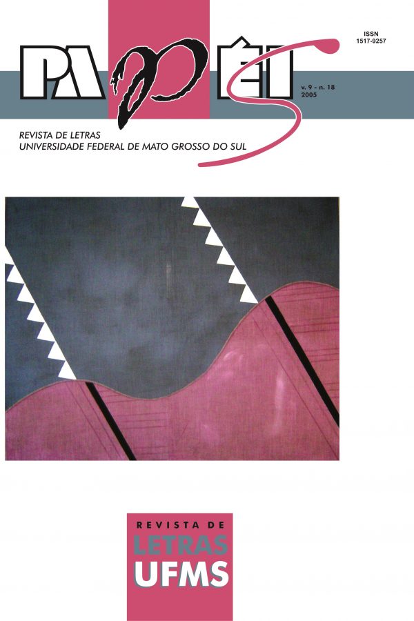 Revista Papéis de Letras UFMS- volume 9, número 18