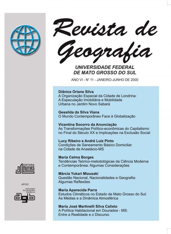 Revista de Geografia: número 11