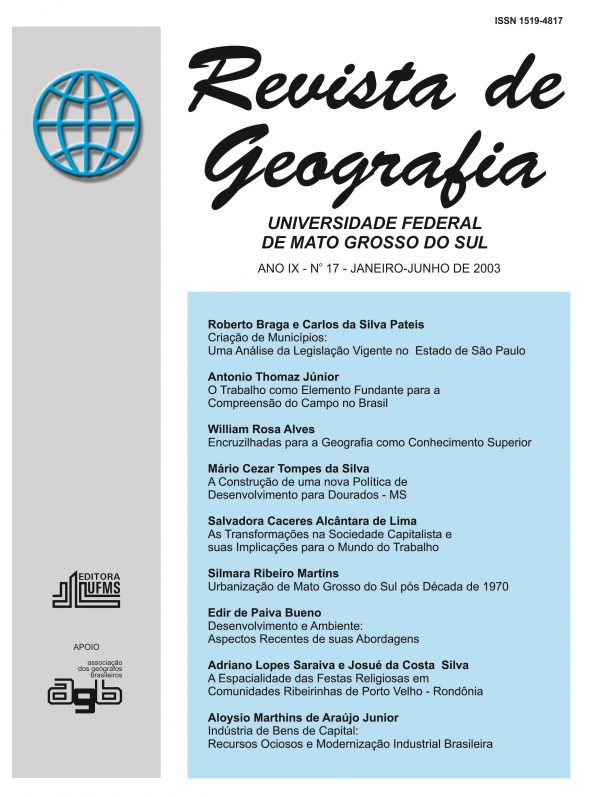 Revista de Geografia: número 17