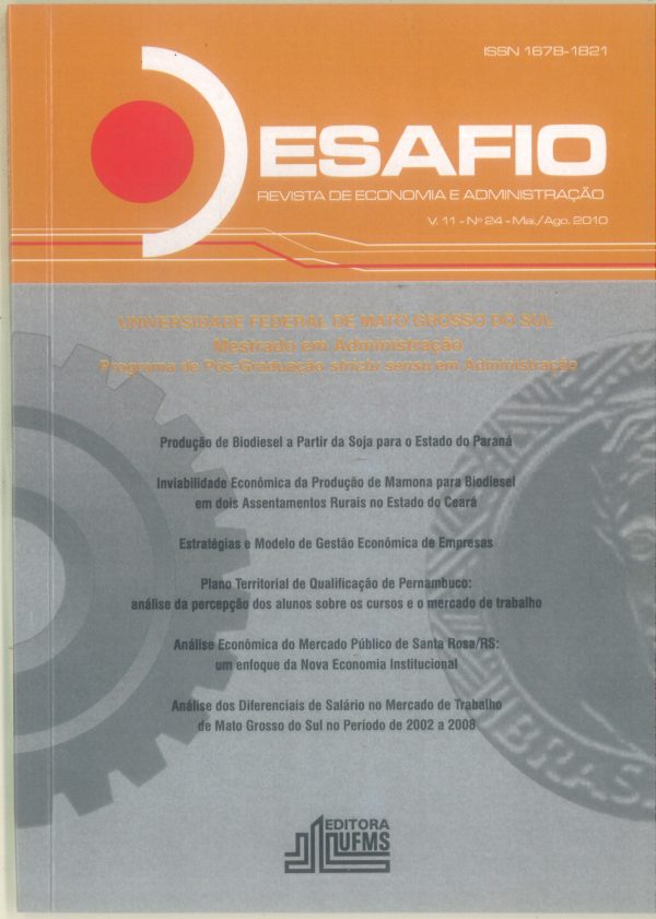Revista Desafio de Economia e Administração-volume 11, número 24