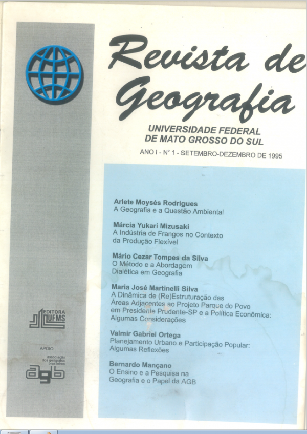 Revista de Geografia: número 1