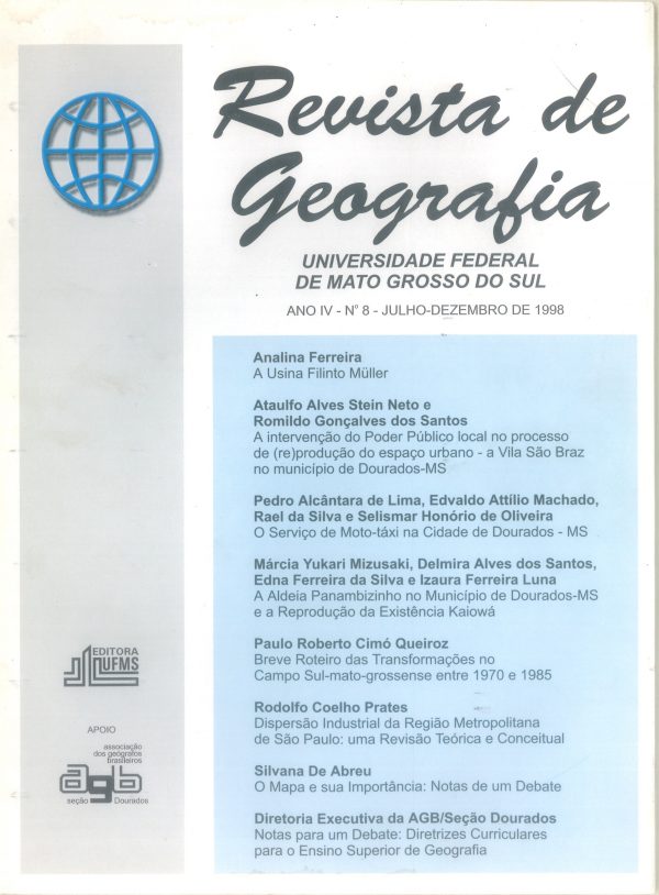 Revista de Geografia: número 8